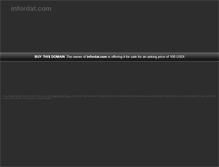 Tablet Screenshot of infordat.com